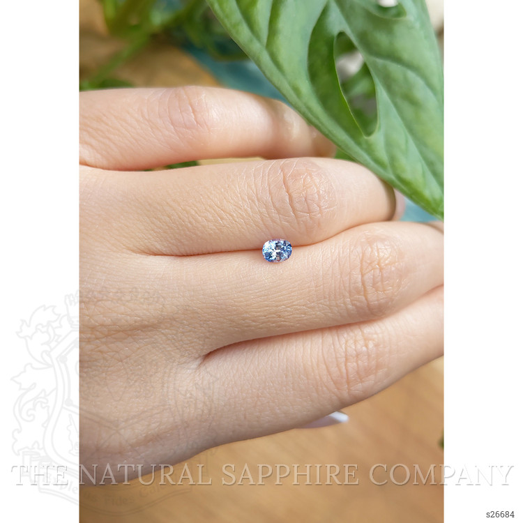 0.45 Ct. Blue Sapphire from Ceylon (Sri Lanka)