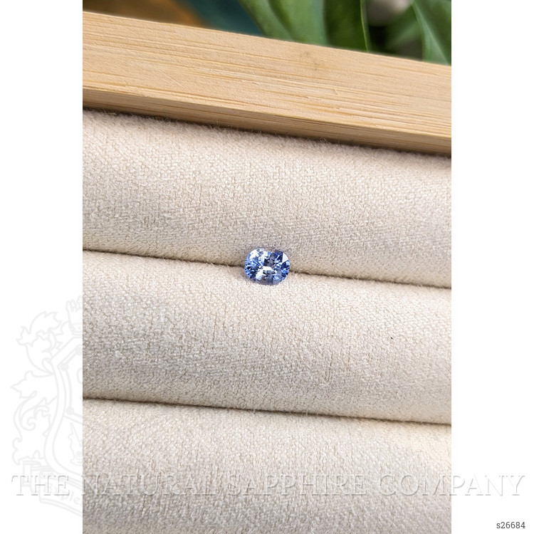 0.45 Ct. Blue Sapphire from Ceylon (Sri Lanka)