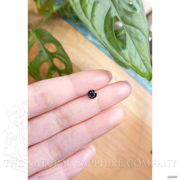 0.85 Ct. Blue Sapphire from Ceylon (Sri Lanka)