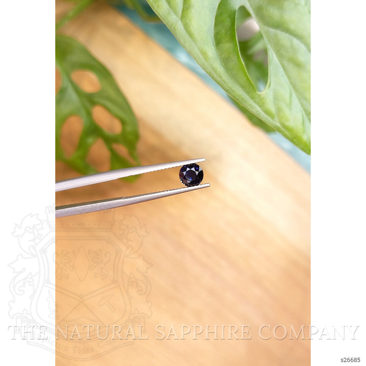 0.85 Ct. Blue Sapphire from Ceylon (Sri Lanka)