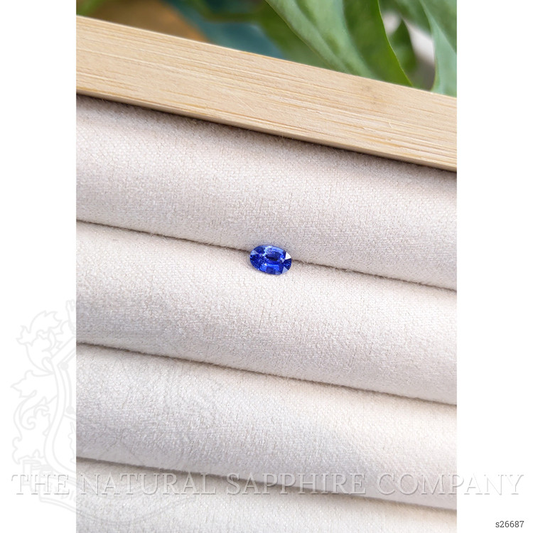 0.35 Ct. Blue Sapphire from Ceylon (Sri Lanka)