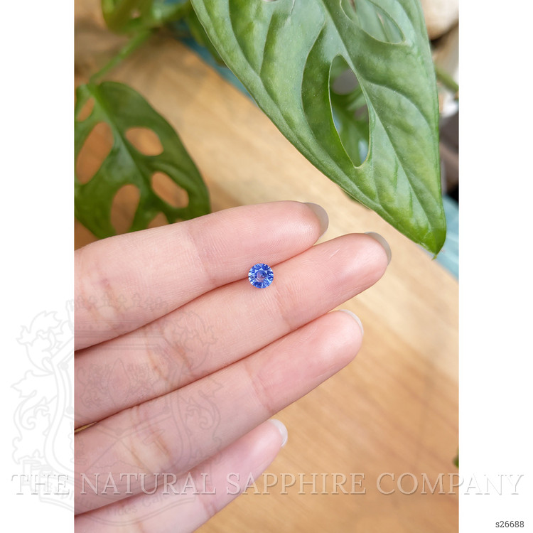 0.56 Ct. Blue Sapphire from Ceylon (Sri Lanka)