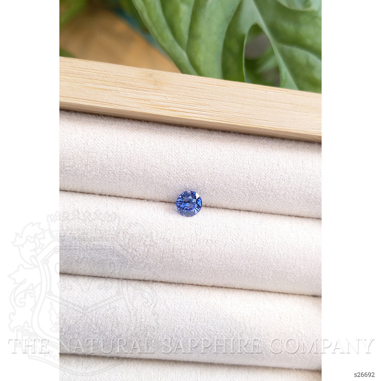 0.69 Ct. Blue Sapphire from Ceylon (Sri Lanka)