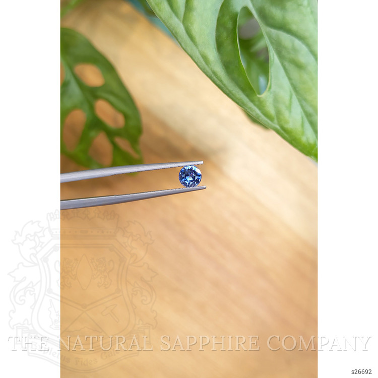 0.69 Ct. Blue Sapphire from Ceylon (Sri Lanka)
