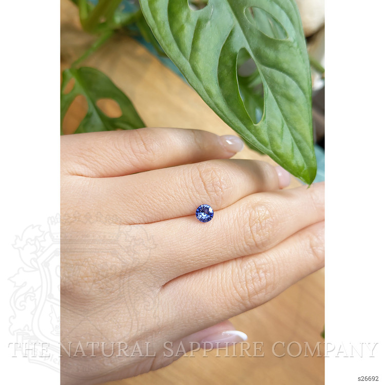 0.69 Ct. Blue Sapphire from Ceylon (Sri Lanka)