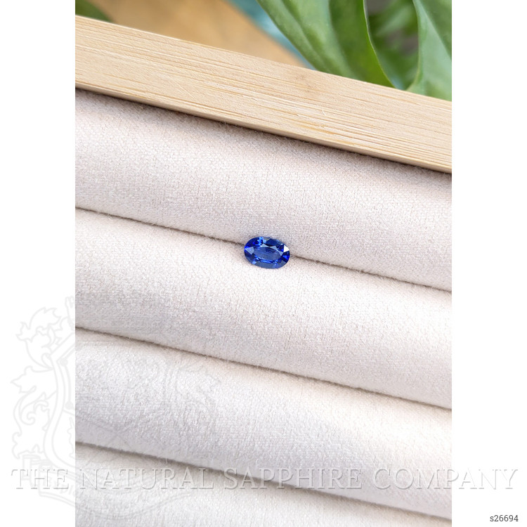 0.53 Ct. Blue Sapphire from Ceylon (Sri Lanka)