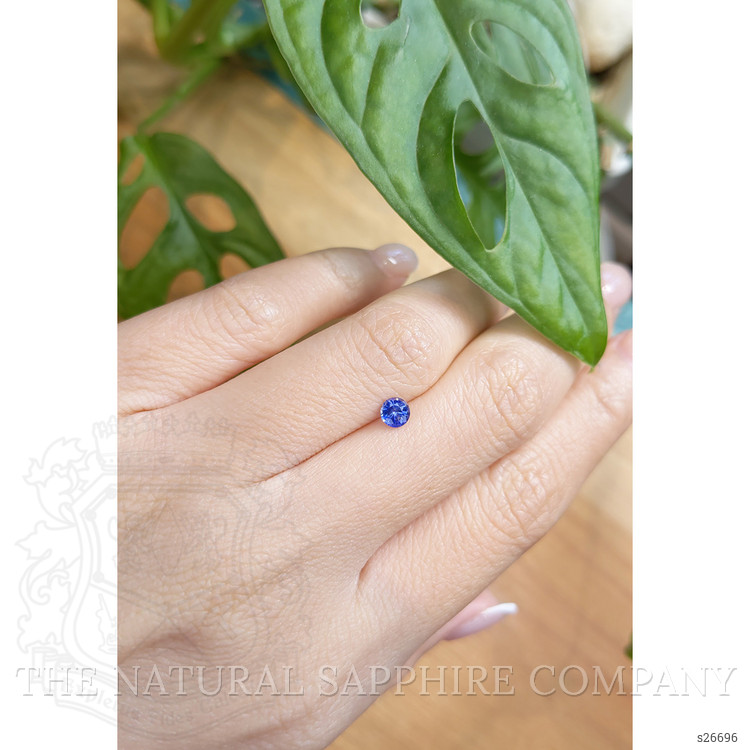 0.37 Ct. Blue Sapphire from Ceylon (Sri Lanka)