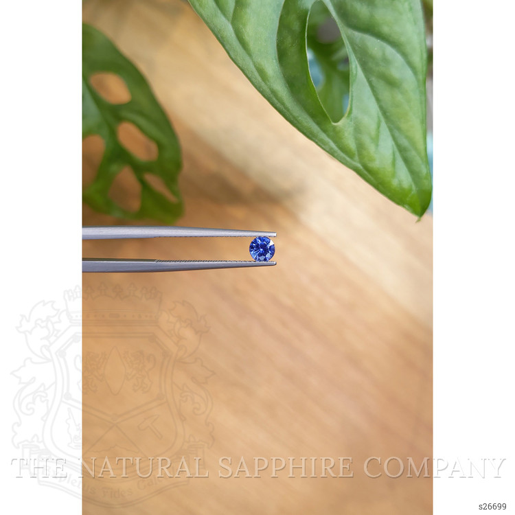 0.45 Ct. Blue Sapphire from Ceylon (Sri Lanka)