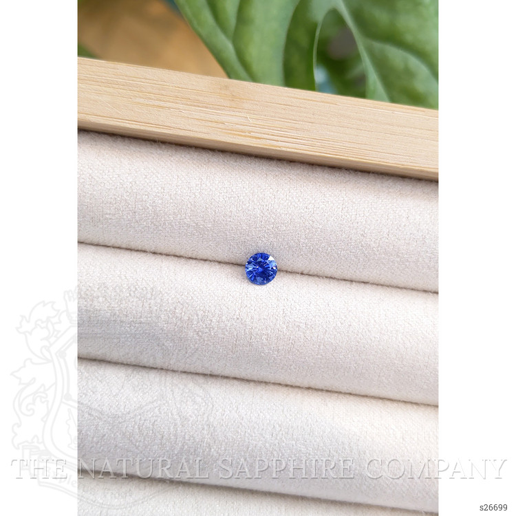 0.45 Ct. Blue Sapphire from Ceylon (Sri Lanka)