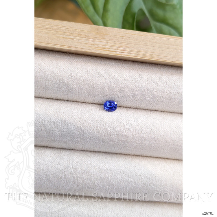 0.41 Ct. Blue Sapphire from Ceylon (Sri Lanka)