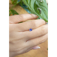 0.38 Ct. Blue Sapphire from Ceylon (Sri Lanka) Life Style