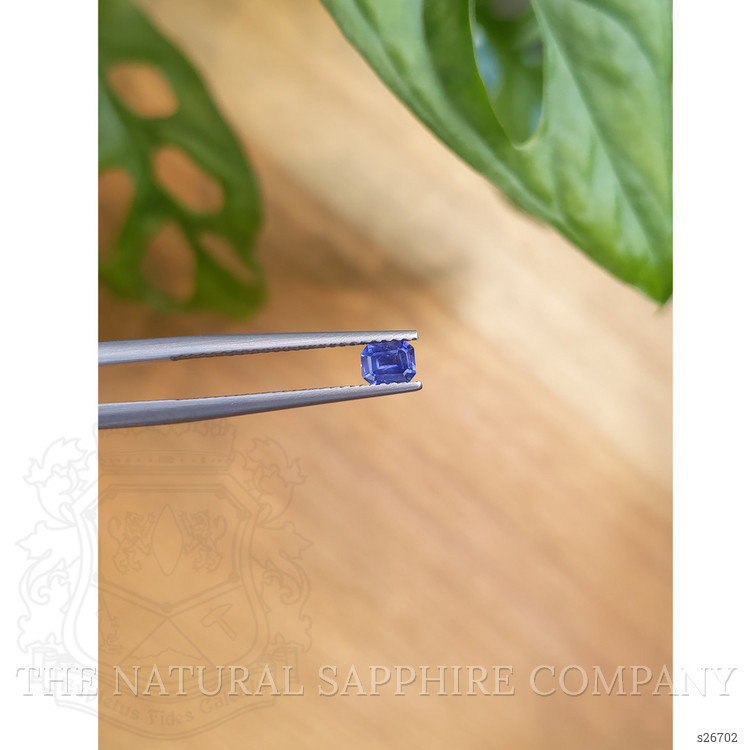 0.38 Ct. Blue Sapphire from Ceylon (Sri Lanka)