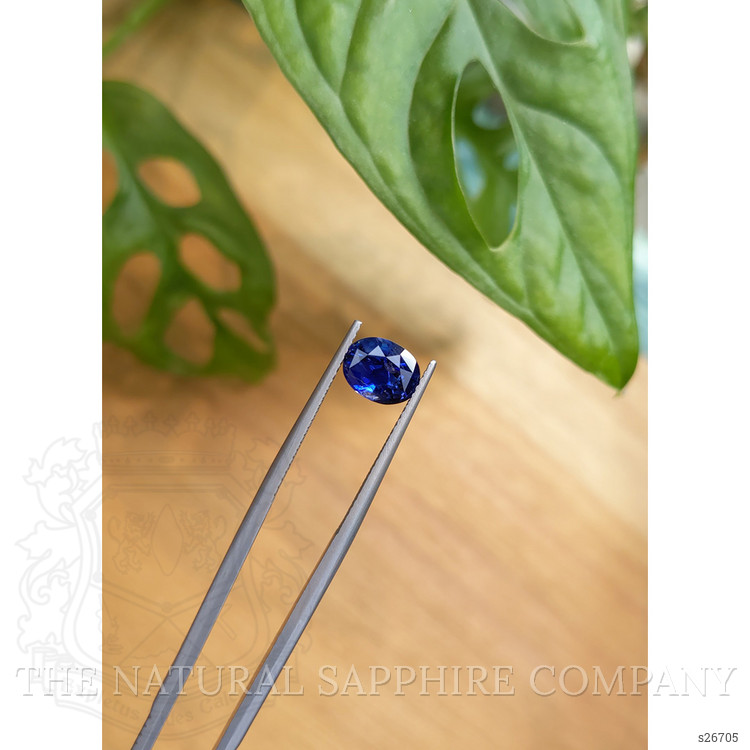 2.20 Ct. Blue Sapphire from Ceylon (Sri Lanka)