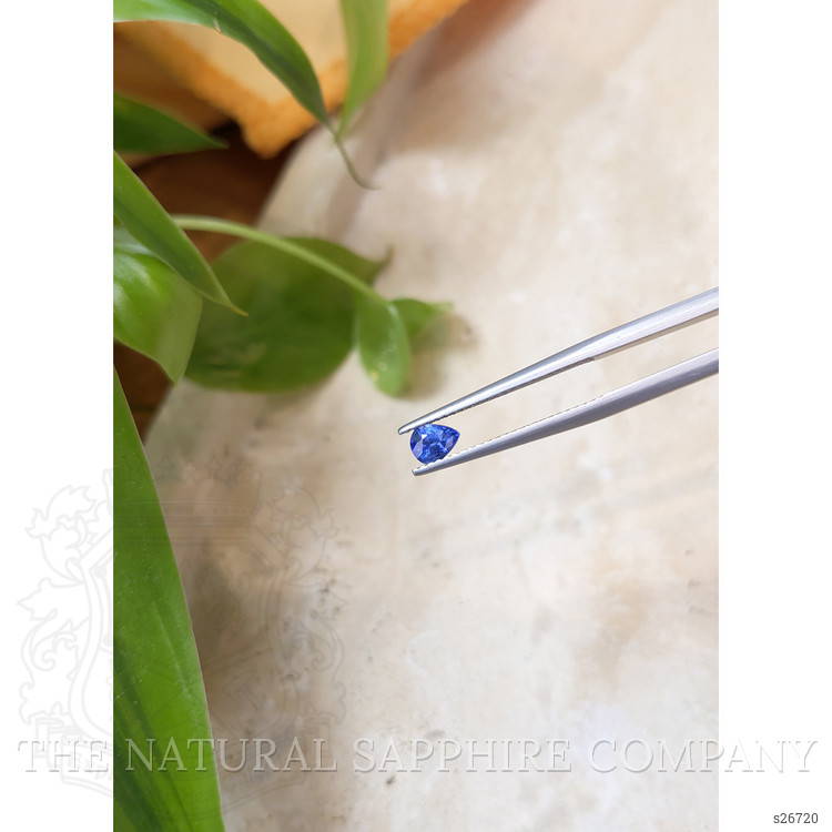 0.45 Ct. Blue Sapphire from Ceylon (Sri Lanka)