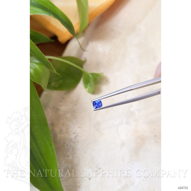 0.50 Ct. Blue Sapphire from Ceylon (Sri Lanka)