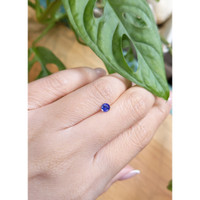 0.36 Ct. Purplish Blue Sapphire from Ceylon (Sri Lanka) Life Style