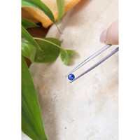 0.45 Ct. Blue Sapphire from Ceylon (Sri Lanka) Life Style