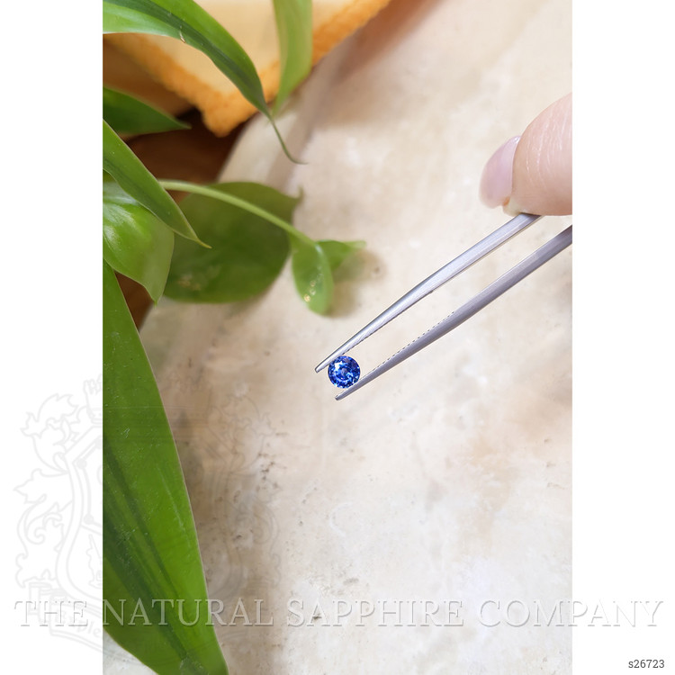 0.45 Ct. Blue Sapphire from Ceylon (Sri Lanka)