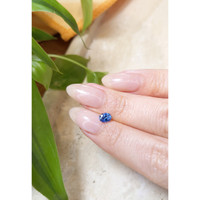 0.60 Ct. Blue Sapphire from Ceylon (Sri Lanka) Life Style