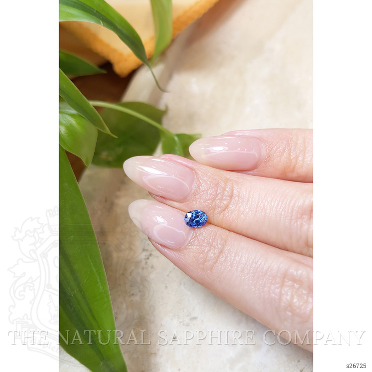 0.60 Ct. Blue Sapphire from Ceylon (Sri Lanka)