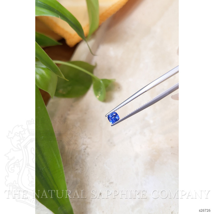 0.51 Ct. Blue Sapphire from Ceylon (Sri Lanka)