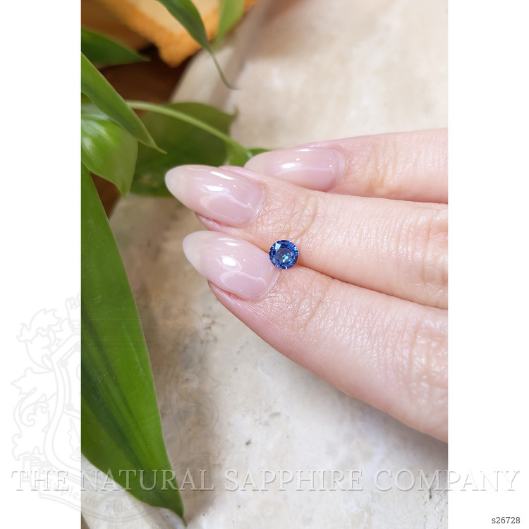0.51 Ct. Blue Sapphire from Ceylon (Sri Lanka)