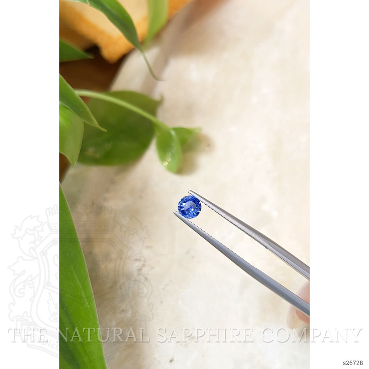 0.51 Ct. Blue Sapphire from Ceylon (Sri Lanka)