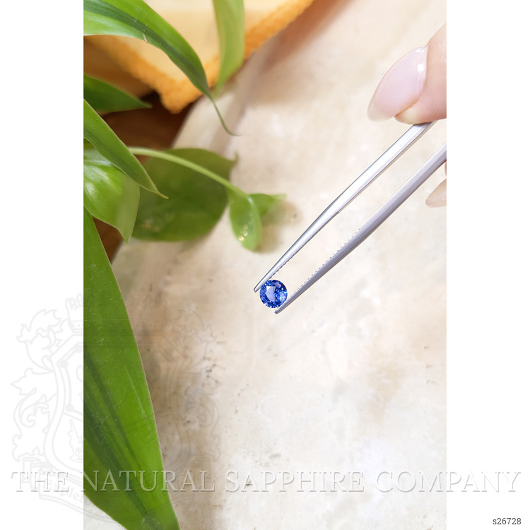 0.51 Ct. Blue Sapphire from Ceylon (Sri Lanka)
