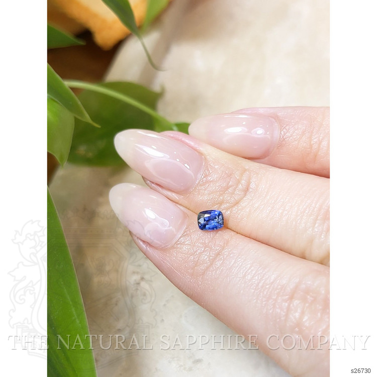0.45 Ct. Blue Sapphire from Ceylon (Sri Lanka)