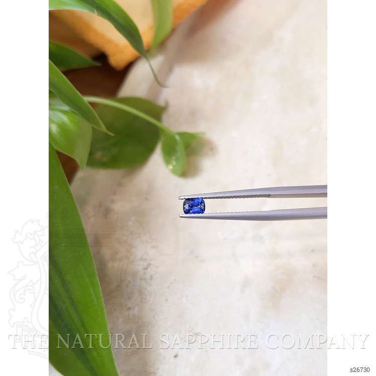 0.45 Ct. Blue Sapphire from Ceylon (Sri Lanka)