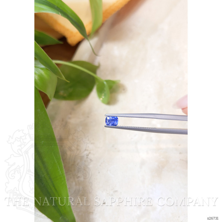 0.51 Ct. Blue Sapphire from Ceylon (Sri Lanka)