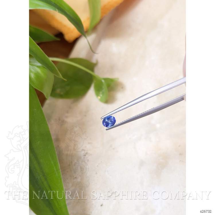 0.57 Ct. Blue Sapphire from Ceylon (Sri Lanka)