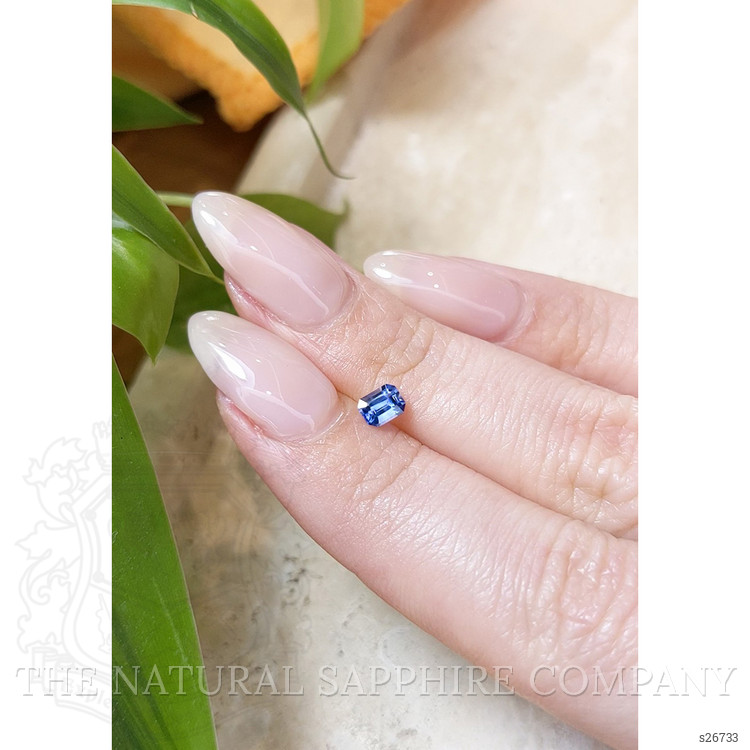 0.40 Ct. Blue Sapphire from Ceylon (Sri Lanka)