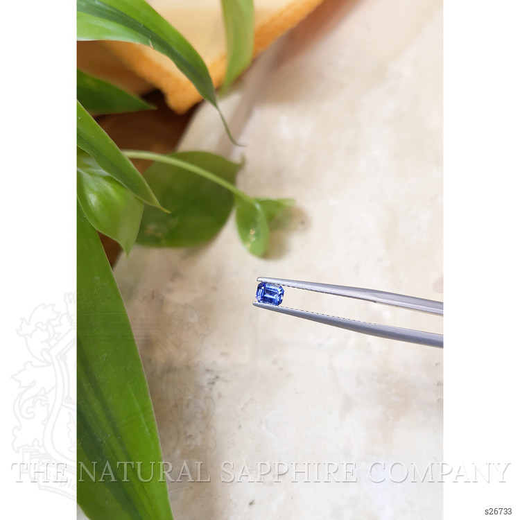 0.40 Ct. Blue Sapphire from Ceylon (Sri Lanka)