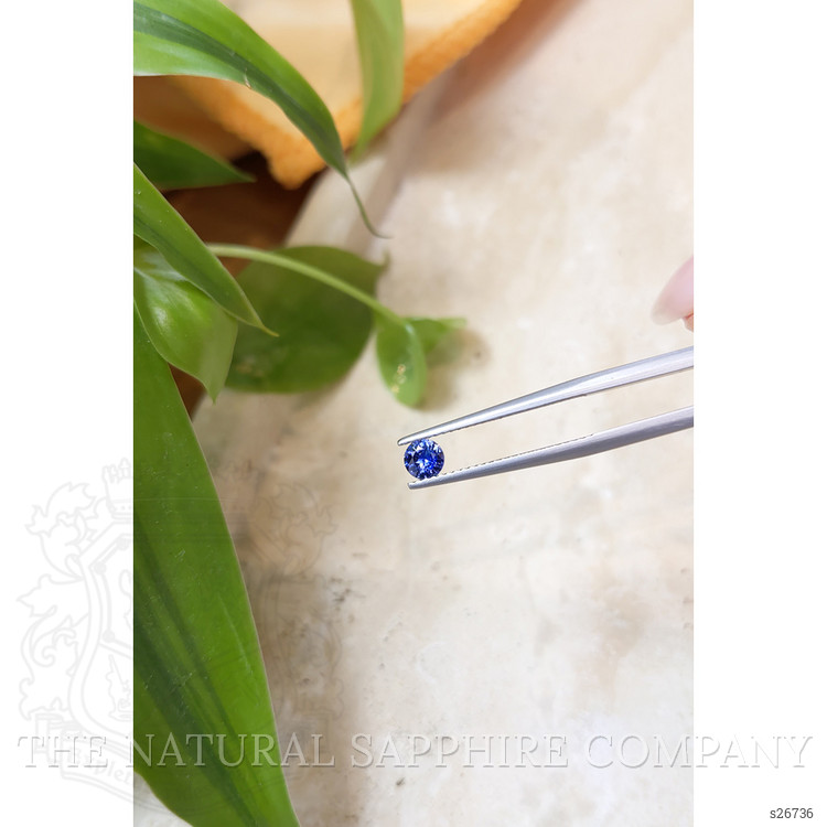0.40 Ct. Blue Sapphire from Ceylon (Sri Lanka)