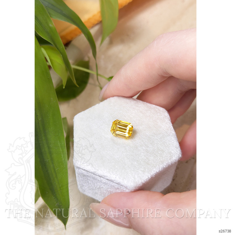 3.51 Ct. Yellow Sapphire from Ceylon (Sri Lanka)