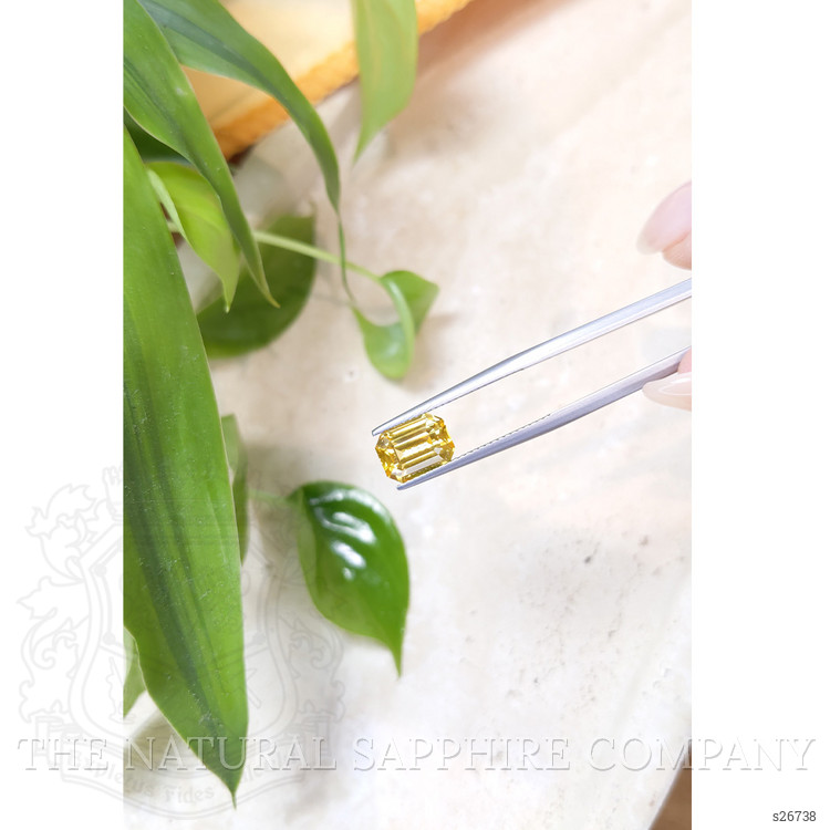 3.51 Ct. Yellow Sapphire from Ceylon (Sri Lanka)