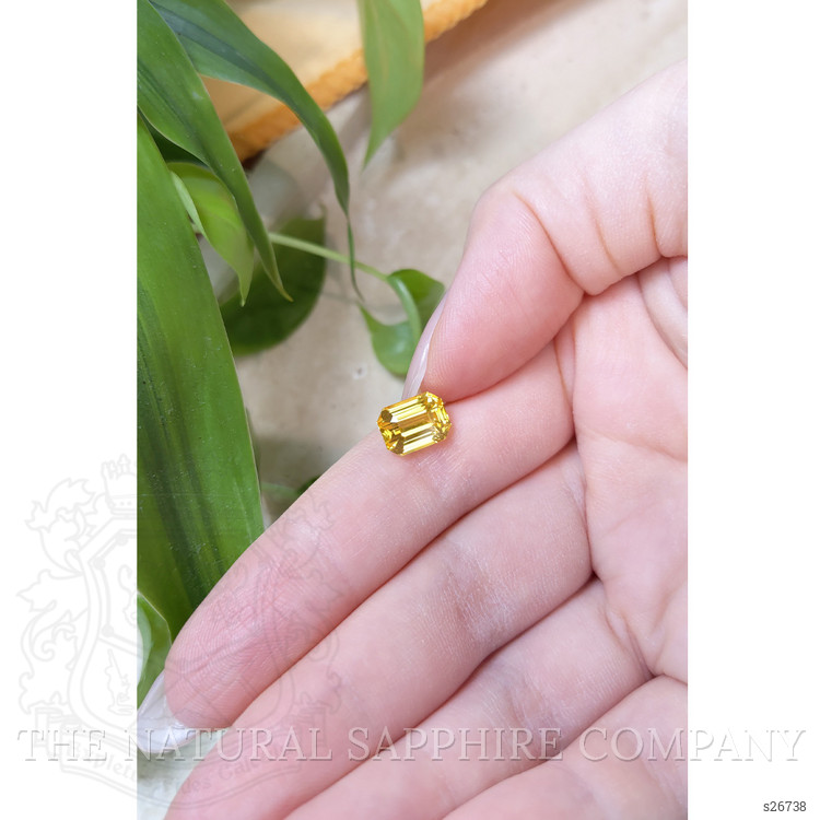 3.51 Ct. Yellow Sapphire from Ceylon (Sri Lanka)