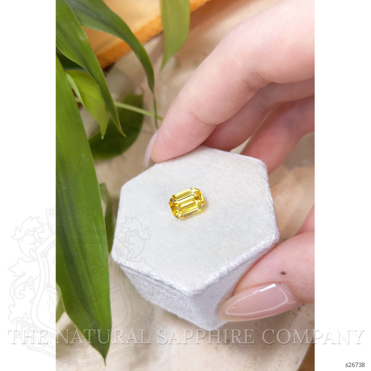 3.51 Ct. Yellow Sapphire from Ceylon (Sri Lanka)