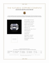 4.51 Ct. White Sapphire from Ceylon (Sri Lanka) Scan Report