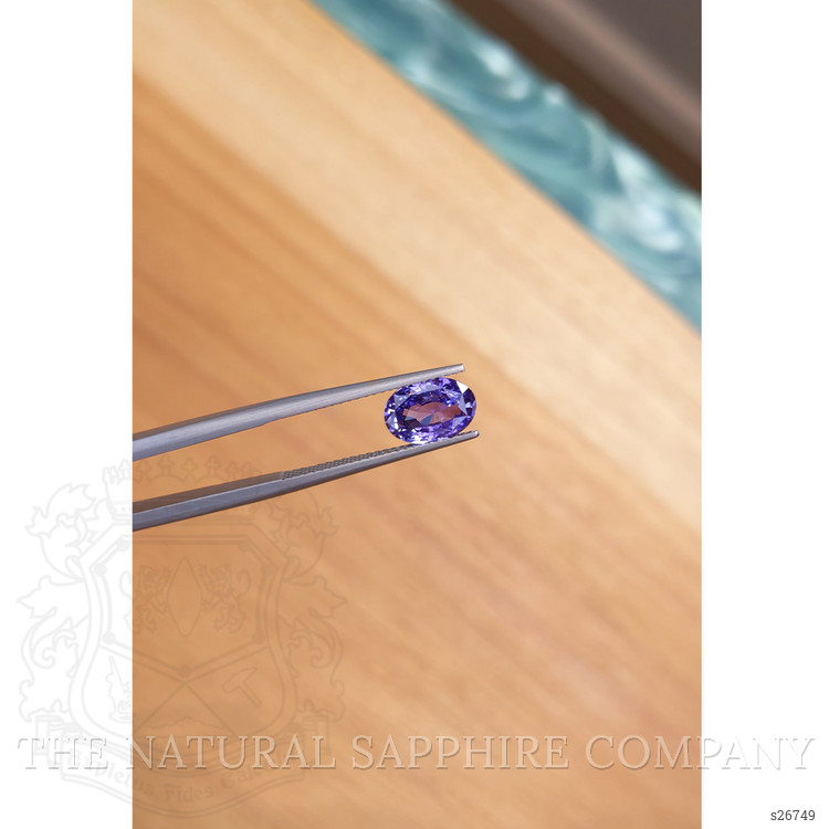 1.97 Ct. Purple Sapphire from Ceylon (Sri Lanka)