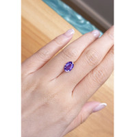 1.97 Ct. Purple Sapphire from Ceylon (Sri Lanka) Life Style