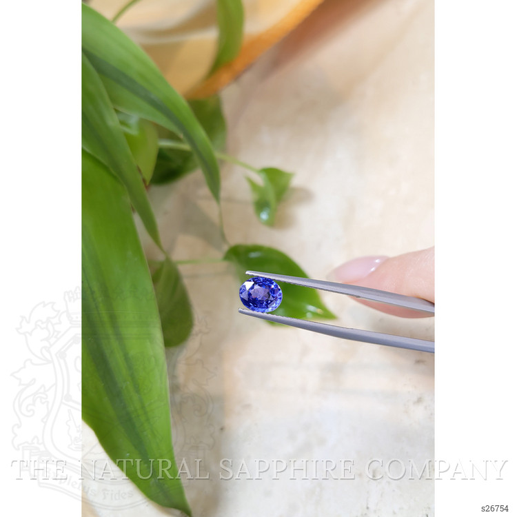 1.64 Ct. Blue Sapphire from Ceylon (Sri Lanka)