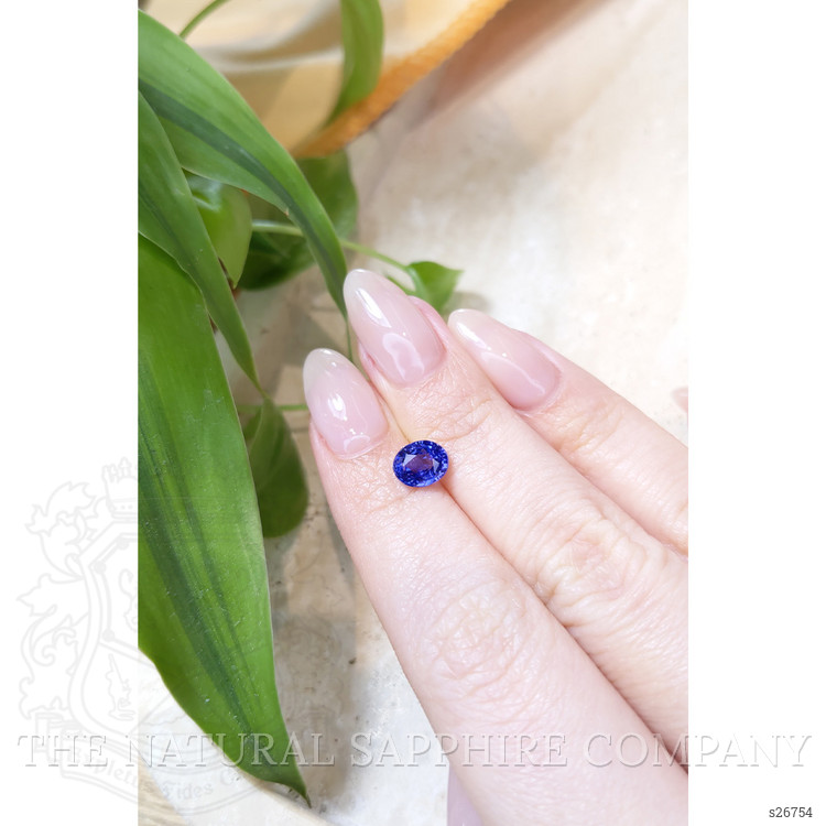 1.64 Ct. Blue Sapphire from Ceylon (Sri Lanka)