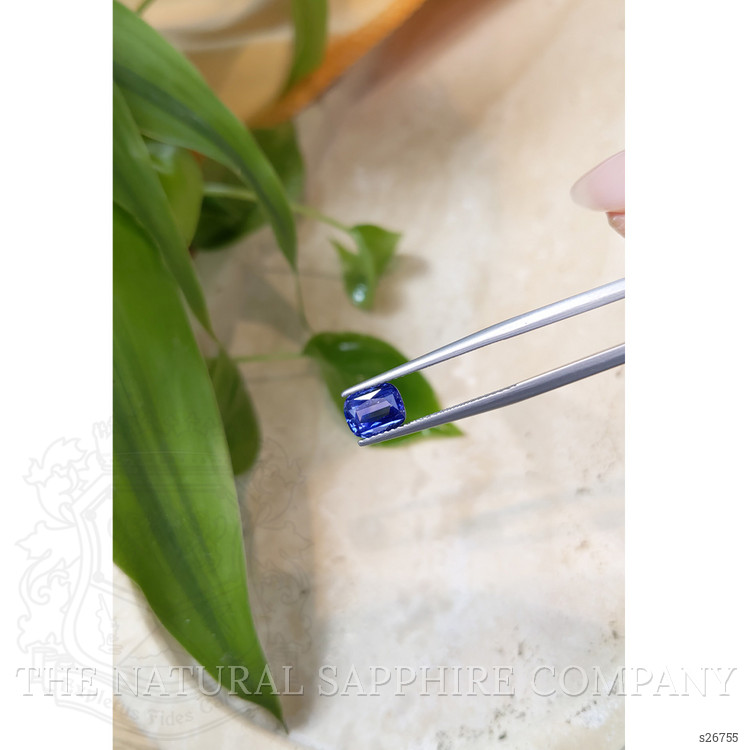 1.28 Ct. Blue Sapphire from Ceylon (Sri Lanka)