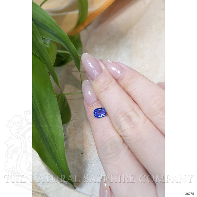 1.28 Ct. Blue Sapphire from Ceylon (Sri Lanka)