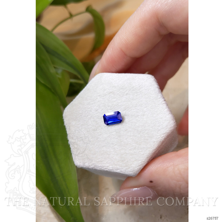 1.05 Ct. Blue Sapphire from Ceylon (Sri Lanka)
