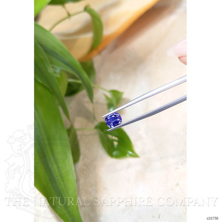 1.56 Ct. Blue Sapphire from Ceylon (Sri Lanka)