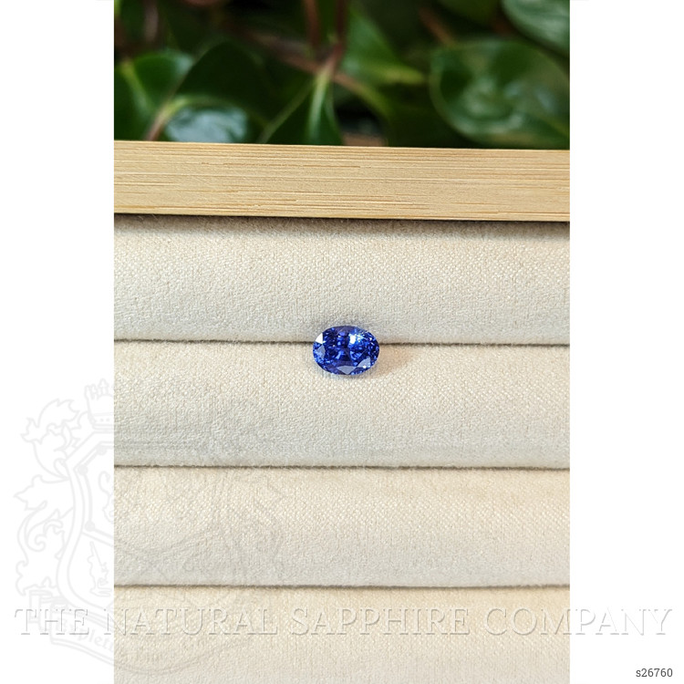 2.22 Ct. Blue Sapphire from Ceylon (Sri Lanka)