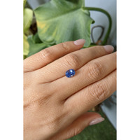 2.22 Ct. Blue Sapphire from Ceylon (Sri Lanka) Life Style